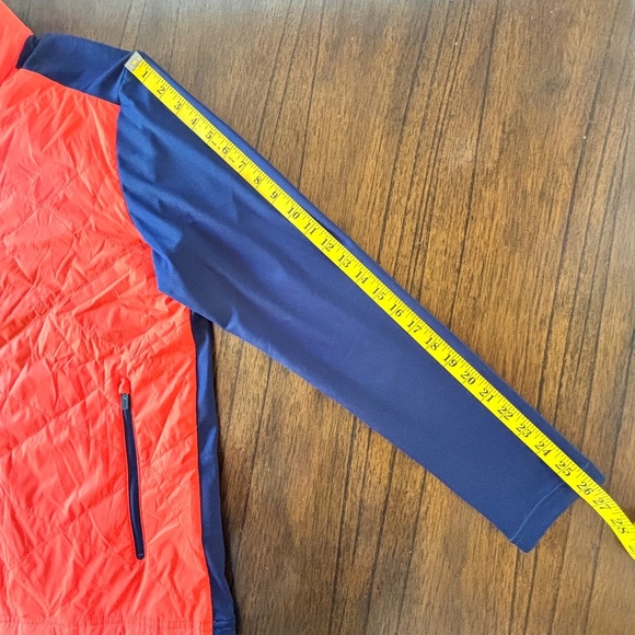 KJUS men's Retention golf jacket MG15-908 Navy and Orange colour size L - Picture 15 of 16